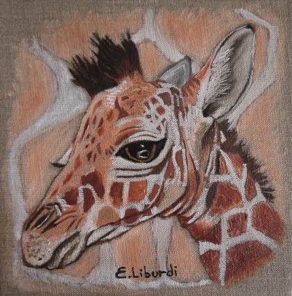 giraffa-olio-su-tela-20x20